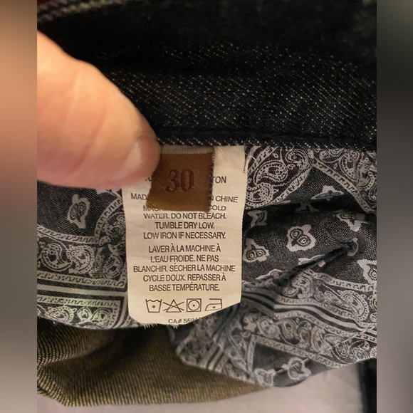 Tainted Denim Low Rise Denim Shorts Dark Wash  Ladies 30 - Picture 4 of 14